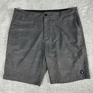 Molokai Surf Co Men's Ultra Lightweight Shorts 38 Dark Grey Skate Surf